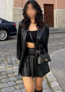 sale❗️leather mini Skirt