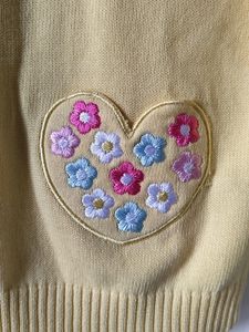 Mom And Bab Flowers Cardigan