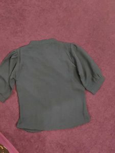 New Embroidered Teal Blouse 4 - 6 years