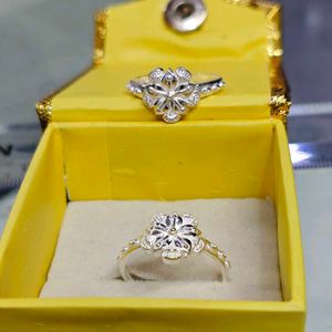Pure silver toe ring Two Pair