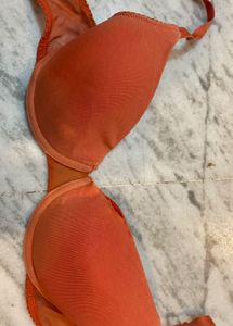 Sheer Mesh Trim Bra