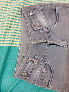 It’s A Brand New Grey High Waist Jeans