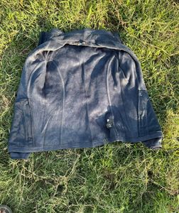 Stylish Dark Grey Zip-Up Jacket