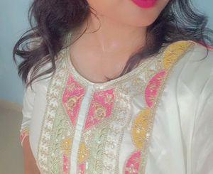Off White Kurta Set