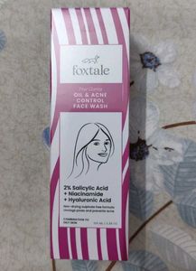 Foxtale Oil & Acne Control Face Wash