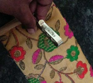 Floral Embroidered hand purse
