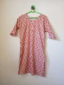 women's printed kurta
