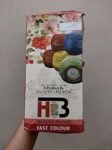 METALLIC Embroidery Thread Set