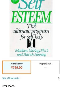 Self Esteem By Matthew McKay (Hardcover)