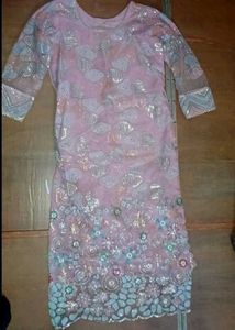 Elegant Pink Sharara Suit