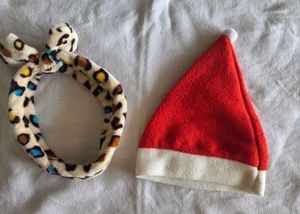 combo of santa cap.and Halloween  mask