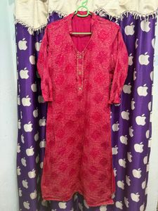 Beautiful Pink Kurta Set