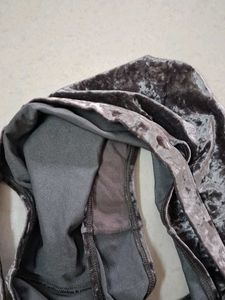 XL Crushed Velvet Bottom
