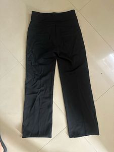 Stylish Black High-Waisted Pants