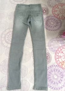 Grey Colour Jeans .