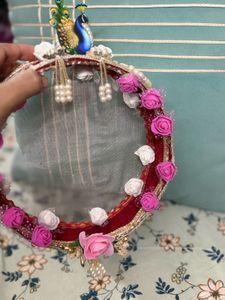 Decorative Peacock Tray for Pooja/Occasions