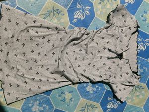 Comfortable Grey mini dresswith Bow Detail