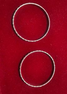 pure silver Bangles