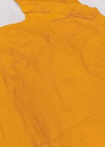 Yellow Kurta with Embroidered Sleeves