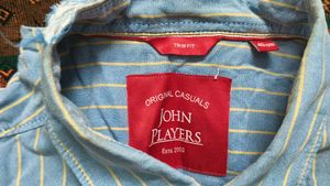 Men's Striped Button-Down Shirt