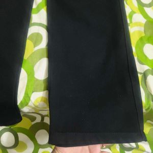 H&amp;M Black Wide-Leg Pants