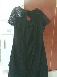 Elegant Black Lace Dress