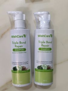 2 WishCare Triple Bond Repair Shampoo 2pc