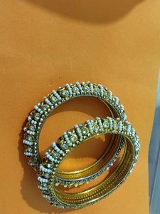 Elegant Beaded Bangles Set