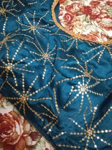 Teal Embroidered Blouse