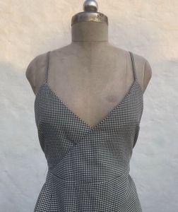 Chic Gingham Wrap Dress