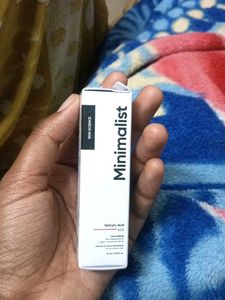 minimalist salicylic acid face serum