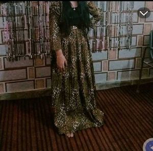 Animal Print Maxi Dress