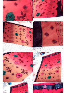 Elegant heavy work saree