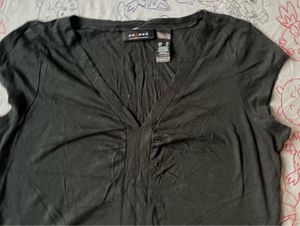 Basic Black V-Neck T-Shirt