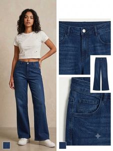 Flared Denim Jeans