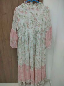 Sheer Floral Maxi Dress