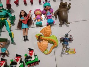 Assorted Action Figures &amp; Toys