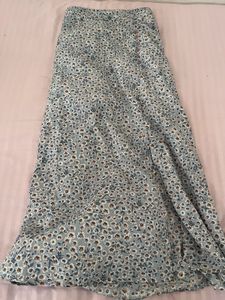 Boho Floral Print Maxi Skirt