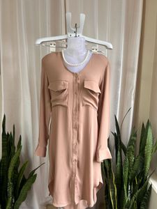 Imported Chic Button-Down shirt/Dress