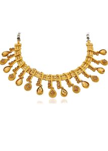 Elegant Gold-Toned Necklace Set