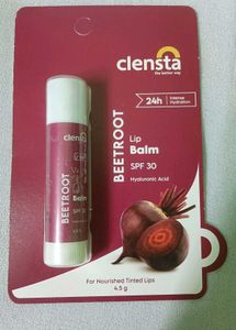 Clensta Beetroot Lip Balm SPF 30