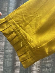 XL-XXL Yellow Kurta Set with Pants