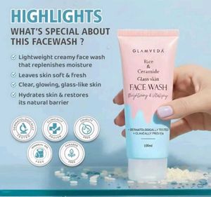 Brand New Glamveda Facewash Pack Of 3