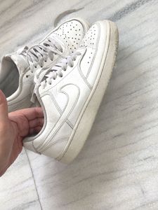 Nike White Leather Sneakers