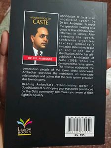Annihilation of Caste Book