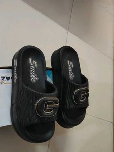 Stylish Black Slides