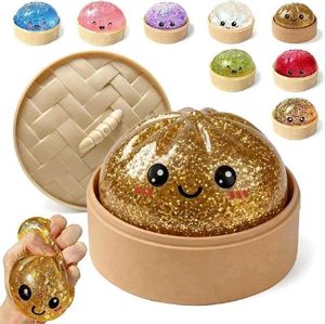 Sparkly Glitter dumpling Squishy Toy