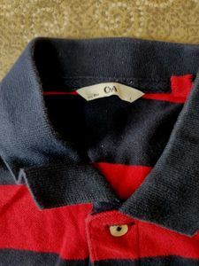 Men's Striped Polo Shirt
