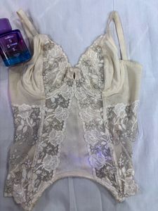 Vintage Lace Longline Corset 🤍