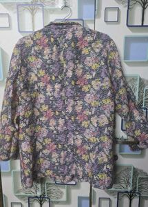 Floral Print Blazer
